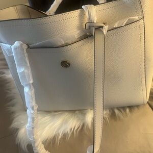 Michael Kors Cream Leather Tote